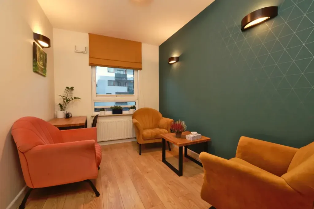 Wnętrze gabinetu terapeutycznego w Ośrodku In-Med