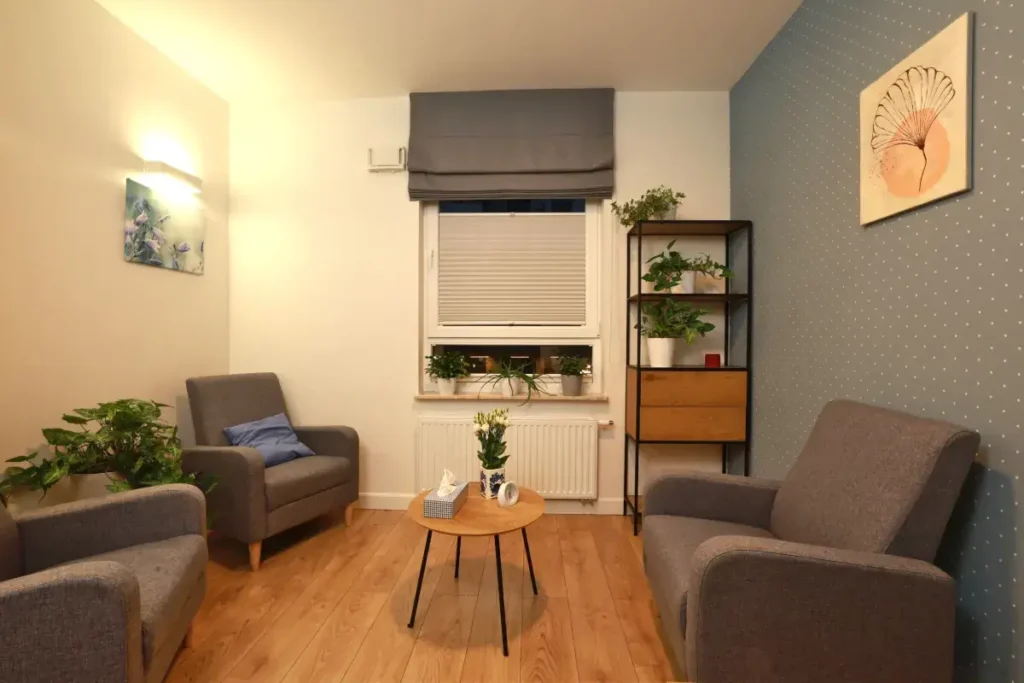 Gabinet spotkań terapeutycznych w Ośrodku In-Med