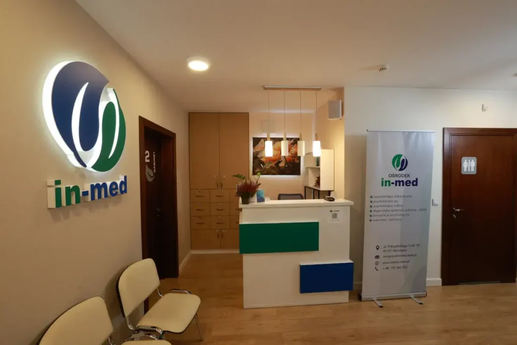 Recepcja w Ośrodku In-Med Warszawa Bemowo